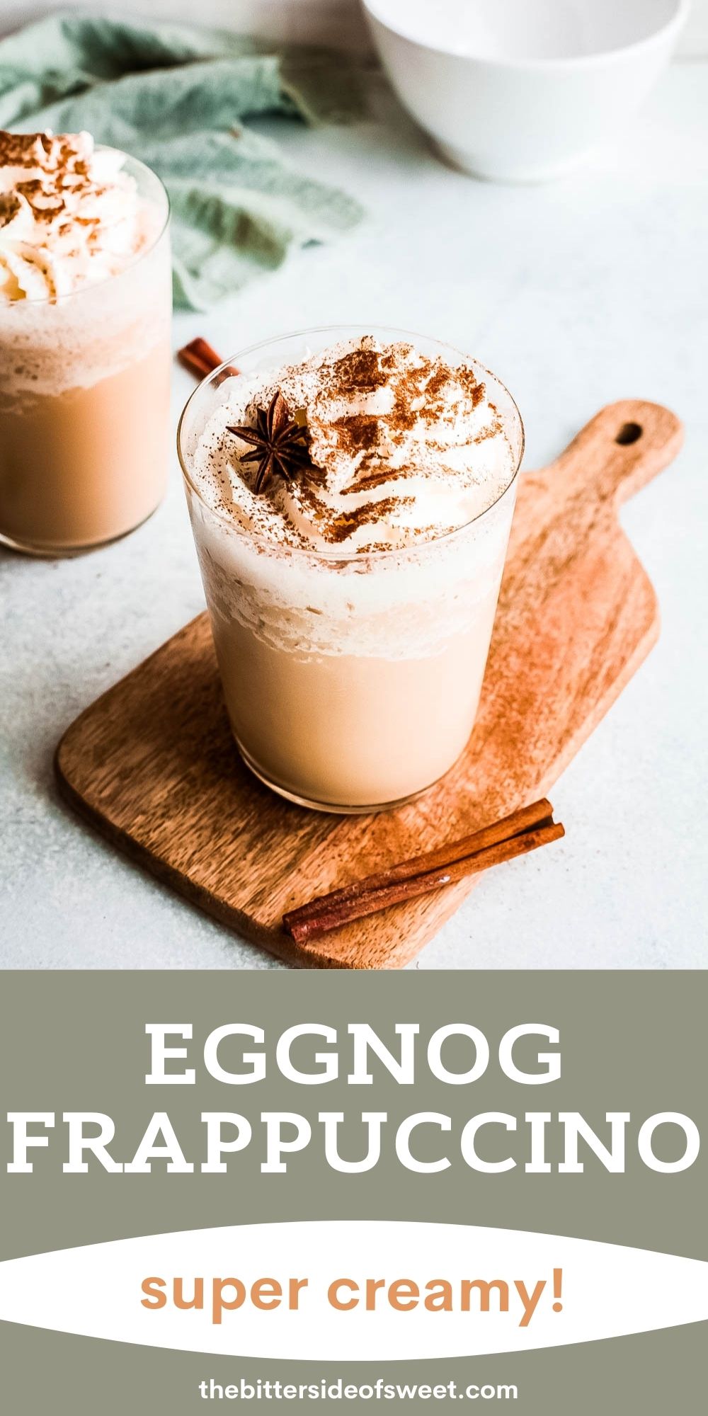 Eggnog Frappuccino The Bitter Side of Sweet