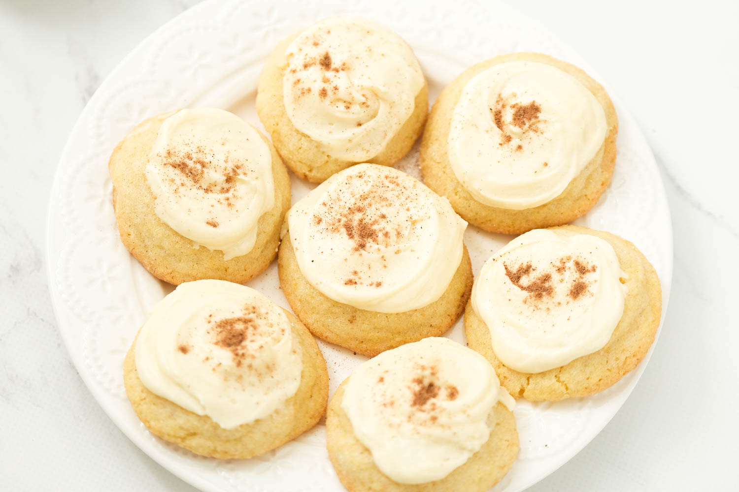 Frosted Eggnog Cookies - The Bitter Side of Sweet