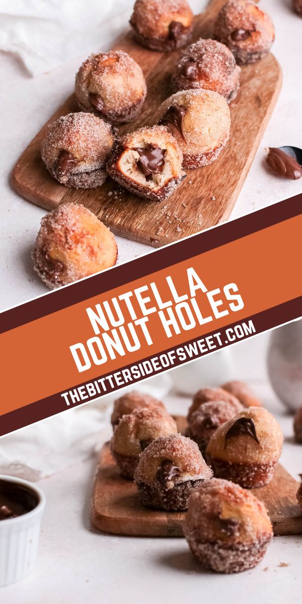 Nutella Donut Holes The Bitter Side of Sweet