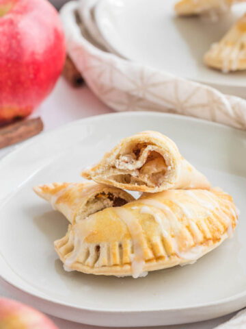 square photo apple pie turnovers