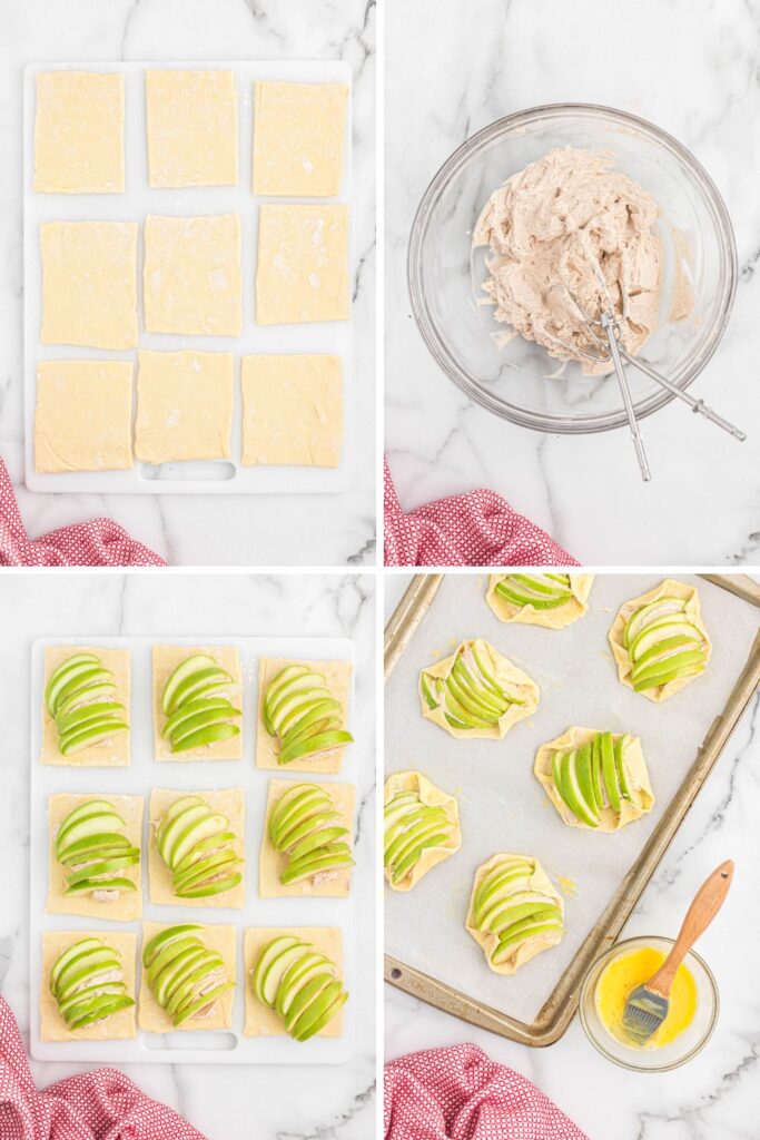 step by step photos of Apple Cinnamon Danish Pastry