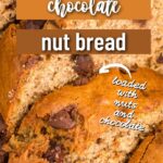 Banana Chocolate Nut Bread photo with text